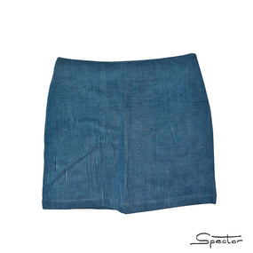 Mini Falda Básica Denim - Spector Shop