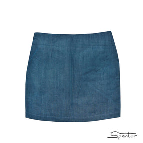 Mini Falda Básica Denim - Spector Shop