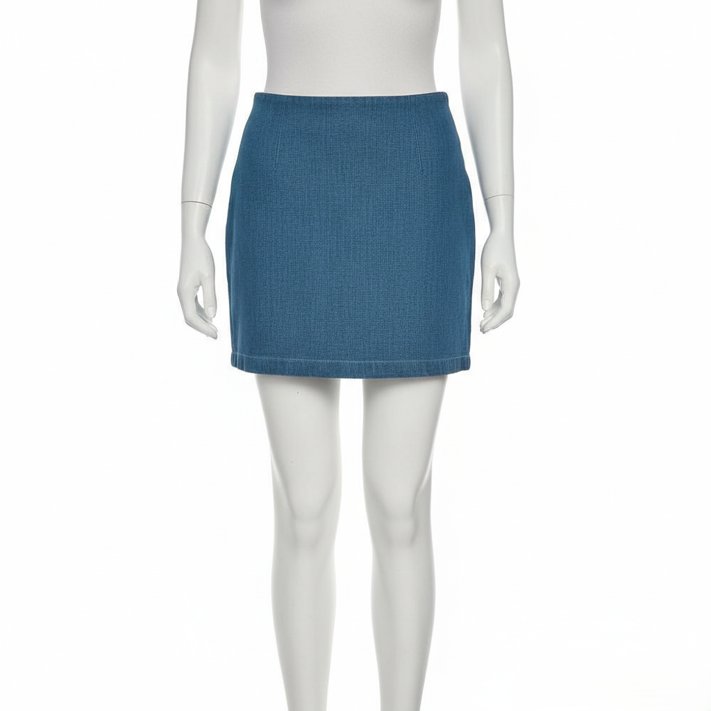 Mini Falda Básica Denim - Spector Shop