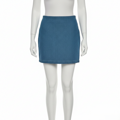 Mini Falda Básica Denim - Spector Shop
